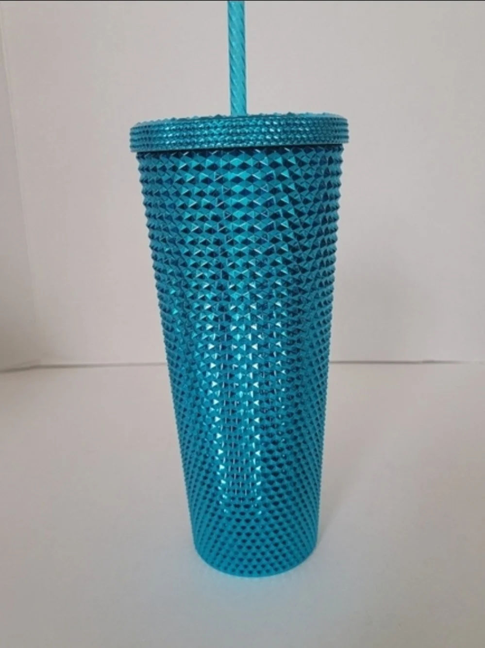 Starbucks Chrome Studded Jeweled Tumbler Cups Set New